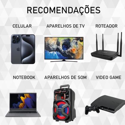 Imagem de Extensão elétrica 10 metros preto 3 tomadas Fio Elétrico