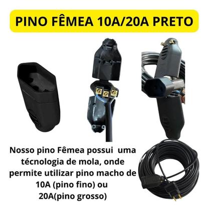 Imagem de Extensão Eletrica 30 Metros Reforçada Profissional 10/20A Co