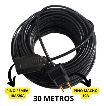 Imagem de Extensão Eletrica 30 Metros Reforçada Profissional 10/20A Co