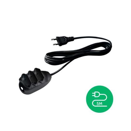 Imagem de Extensao eletrica 3t 2p 10a 5m ext 2005 preta