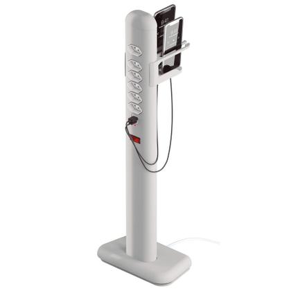 Imagem de Extensão Elétrica Octoo Totem Easyplug 6 Tomadas 2 USB Bivolt