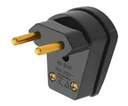 Imagem de Extensão Elétrica P/ Computador/notebook 2 Metros 3 Tomadas fio reforçado PP