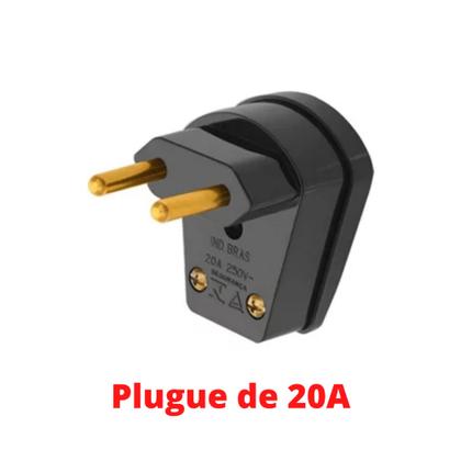 Imagem de Extensão elétrica profissional de 10 metros reforçada cabo grosso 110/220V até 20A