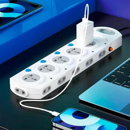 Imagem de Extensão Filtro de Linha Universal com 15 Tomadas