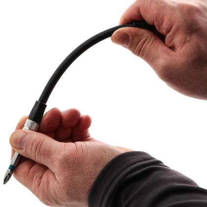 Imagem de Extensao Flexivel P/ Bits Encaixe 1/4" 190mm Cromo Vanadio