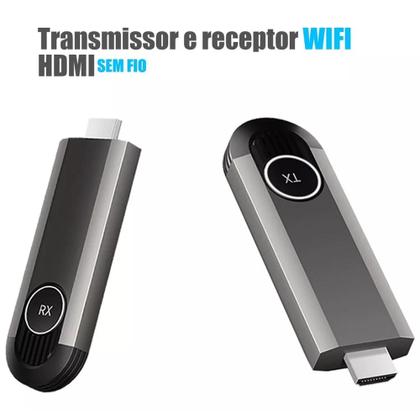 Imagem de Extensão HDMI Wireless 1080p Rx Tx Sem Fio Até 50 Metros