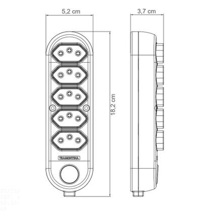 Imagem de Extensão Múltipla 5 Tomadas 2P+T 10 A 250 V Tramontina 1,5 m