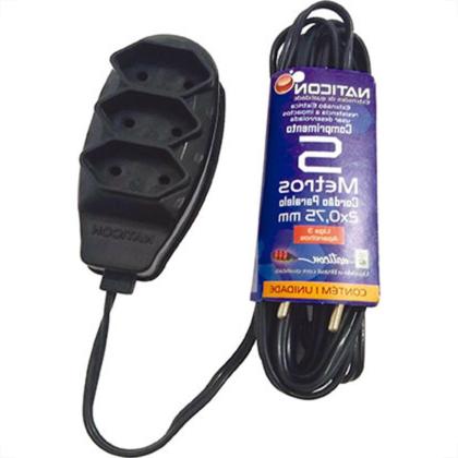 Imagem de Extensao Naticon Pl 0,75 05Mt Preto