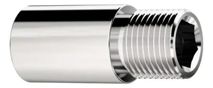 Imagem de Extensão Prolongador Alongador 8cm Torneira 1/2 Cromado Leão