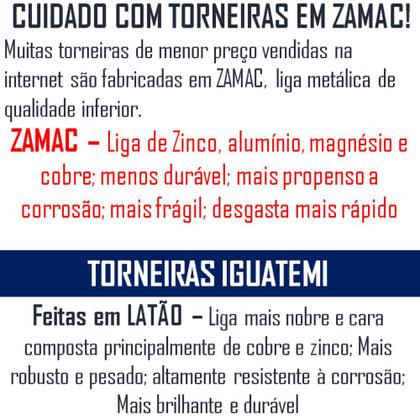 Imagem de Extensão Prolongador ParaTorneira Parede Metal 1/2" Iguatemi