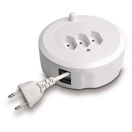 Imagem de Extensão Retrátil 3 Entradas 5Mt Multi - WI252