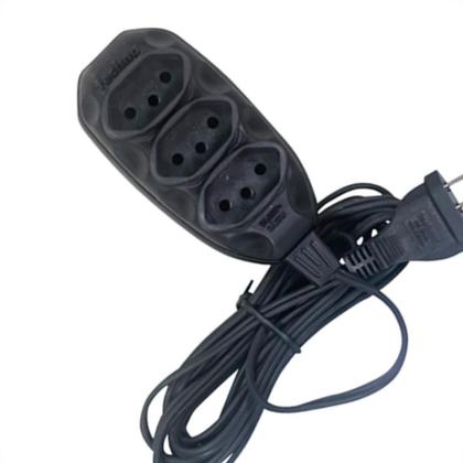 Imagem de Extensao Techna Pl 0,75 10Mt 2P+T10A Preto
