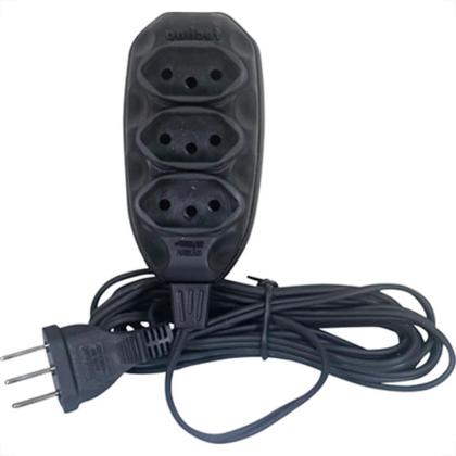 Imagem de Extensao Techna Pl 0,75 10Mt 2P+T10A Preto