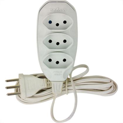 Imagem de Extensao Techna Pl 0,75 3Mt 2P+T10A Branco