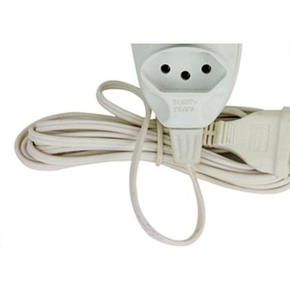 Imagem de Extensao Techna Pl 0,75 3Mt 2P+T10A Branco