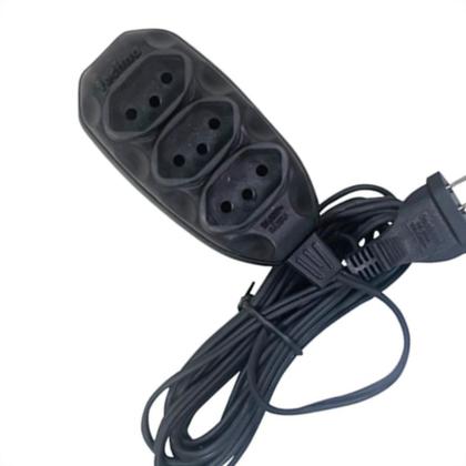 Imagem de Extensao Techna Pl 0,75 3Mt 2P+T10A Preto