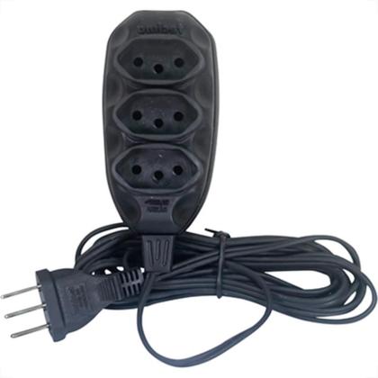 Imagem de Extensao Techna Pl 0,75 3Mt 2P+T10A Preto