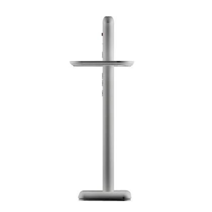 Imagem de Extensão Torre OCTOO Totem Elétrico com 4 Tomadas, USB e USB-C, Bandeja de apoio, Prata - 10169