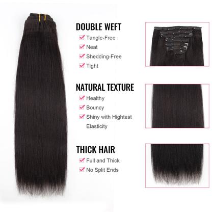 Imagem de Extensões de cabelo ABH AMAZINGBEAUTY HAIR Real Remy Yaki Straight