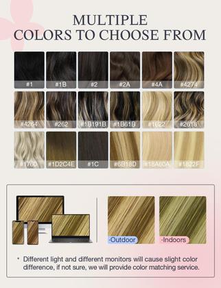 Imagem de Extensões de cabelo DOORES Invisi Edge Tape-in 50g 20in Virgin Hair