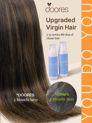 Imagem de Extensões de cabelo DOORES Tape em cabelo humano 50g 20pcs 40cm