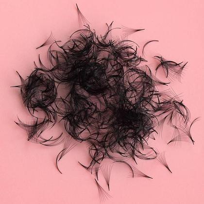 Imagem de Extensões de Cílios 3D-10D - 500 Peças com Base Pontiaguda, Leques Soltos e Material PBT Coreano