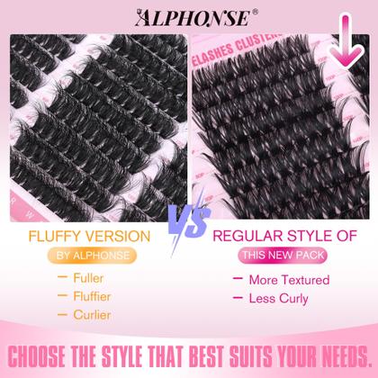 Imagem de Extensões de cílios ALPHONSE Volume Lash Clusters 10-18mm