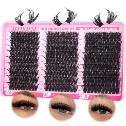 Imagem de Extensões de cílios ALPHONSE Volume Lash Clusters 10-18mm