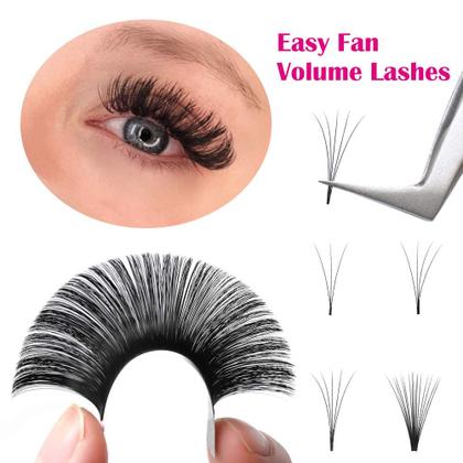 Imagem de Extensões de cílios FADLASH Mega Volume 0,03-0,10 mm C D CC DD L Curl