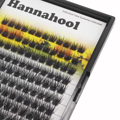 Imagem de Extensões de cílios postiços Hannahool DIY para cílios, 120 unidades