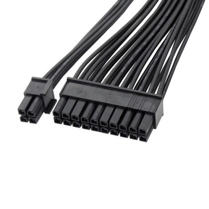 Imagem de Extensor ATX 24 Pinos macho/femea 30cm para Fonte Preto