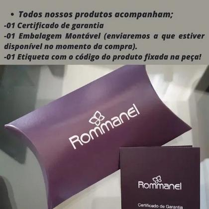 Imagem de Extensor banhado ouro 3x 24k 18k e 22k unissex rommanel 7 cm fecho redondo 531950
