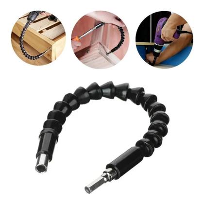 Imagem de Extensor Cabo Prolongador Flexivel Para Parafusadeira Bits 1/4