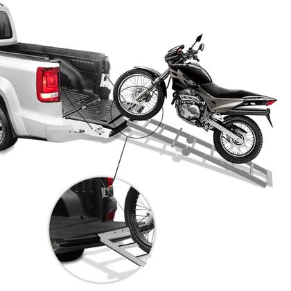 Imagem de Extensor Caçamba Frontier 2017 a 2021 Rampa Prata 350kg Reforçado EDR