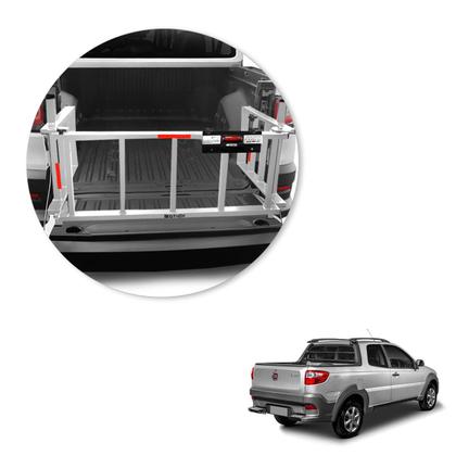 Imagem de Extensor Caçamba Strada 2014 a 2019 Rampa 350kg Reforçado EDR