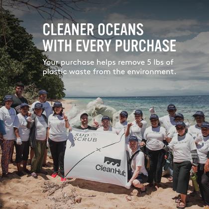 Imagem de Extensor de alça para esfoliante corporal de silicone Sud Scrub branco