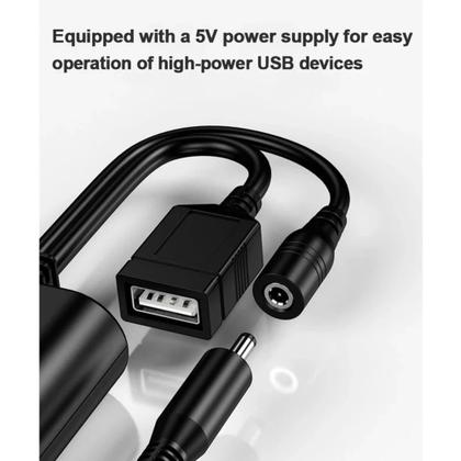 Imagem de Extensor De Cabo De Rede USB Até 60 Metros Amplificador Ethernet Para RJ45 Cat6 Extensão PC