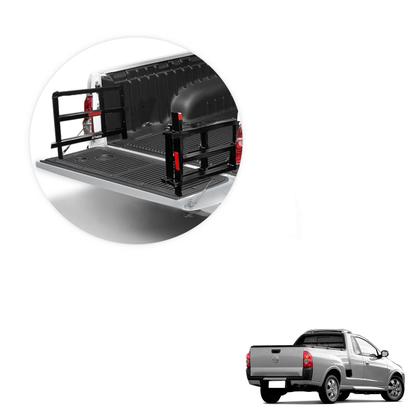 Imagem de Extensor de Caçamba Montana 2003 a 2010 Dobravel Preto EDD