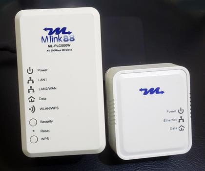 Imagem de Extensor de dados com wi-fi pela rede elétrica - powerline certificado anatel