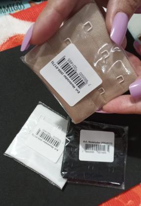 Imagem de Extensor de Sutiã Kit com 3 Cores - 3 Ganchos e 2 Regulagens