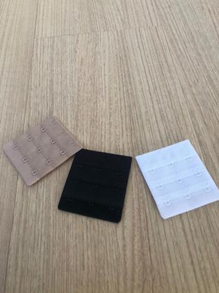 Imagem de Extensor de Sutiã Kit com 3 Cores - 3 Ganchos e 2 Regulagens