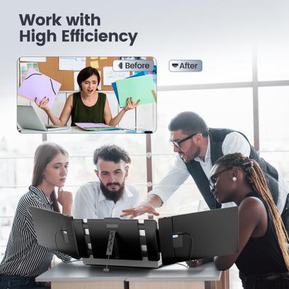 Imagem de Extensor de tela para laptop Teamgee 14" Full HD para 13"-17"