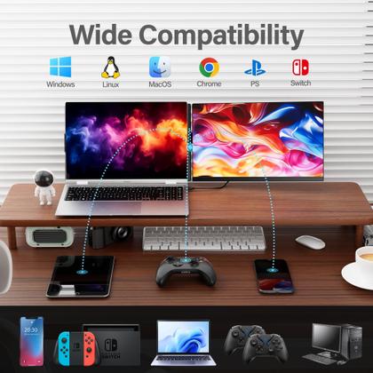 Imagem de Extensor de tela para notebook AetherSpark P5 15,6" 1080P FHD