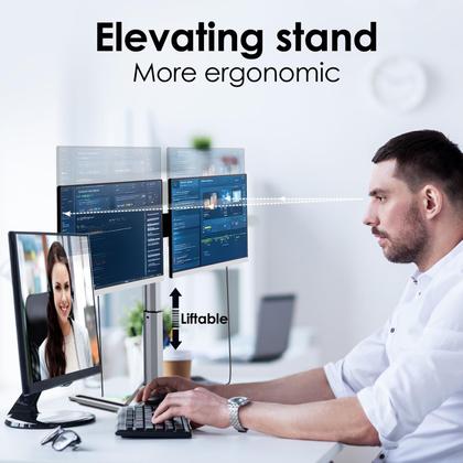 Imagem de Extensor de tela para notebook Redalf, monitor triplo portátil de 15,6"