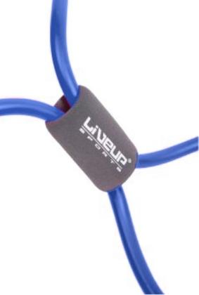 Imagem de Extensor Elástico em Oito Forte 6x12x1000mm LIVEUP Treino