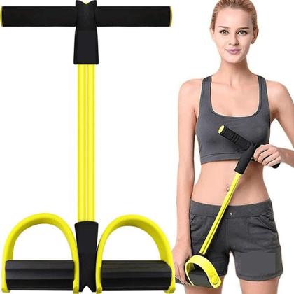 Imagem de Extensor Elástico Para Exercícios Academia Ginástica Yoga Corda Elástica
