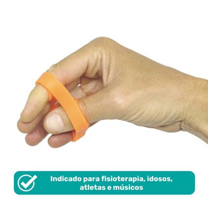 Imagem de Extensor Elastico para Exercitar Os Dedos - Pacote com 3 Unidades Longevitech
