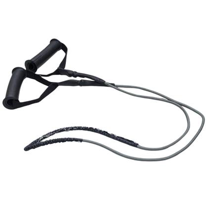 Imagem de Extensor Elástico Resistente Com Alça Para Exercícios De Academia Ginástica Corda Faixa Elástica Leve Médio Forte Treino Em Casa