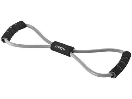 Imagem de Extensor Elástico Toning Tube Formato De 8 Fitness Cinza/Preto Atrio
