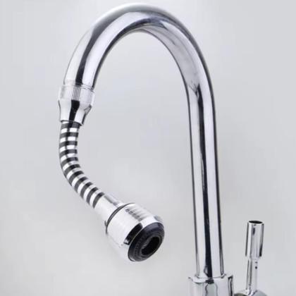 Imagem de Extensor Flexível para Torneira de Pia com Adaptador Chuveirinho 360 Ajustável